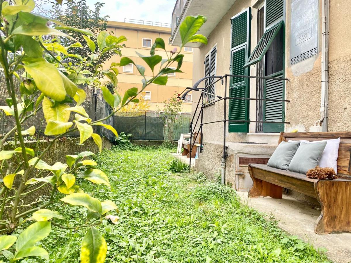 Casaviva-Trilocale Con Giardino E Posteggio A Rapallo Apartamento Exterior foto